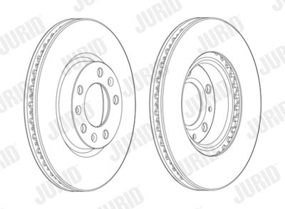 562992JC JURID Тормозной диск