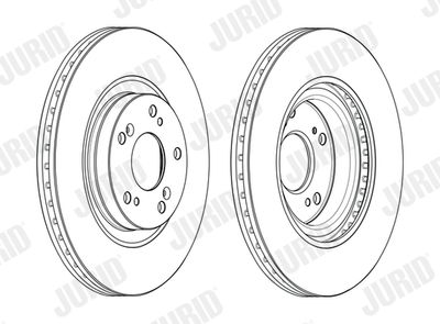 563005JC JURID Тормозной диск
