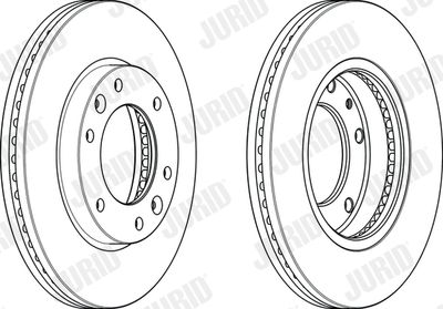563006JC JURID Тормозной диск