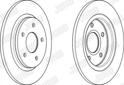 563011JC JURID Тормозной диск