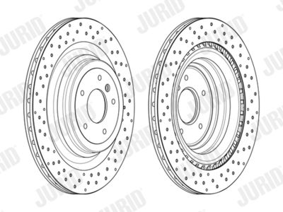 563017JC JURID Тормозной диск