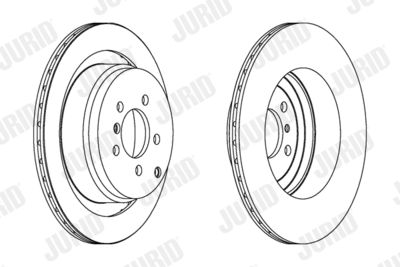 563023JC1 JURID Тормозной диск