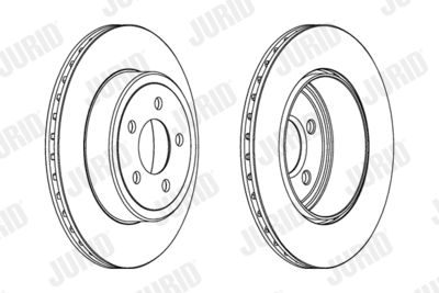 563034JC1 JURID Тормозной диск