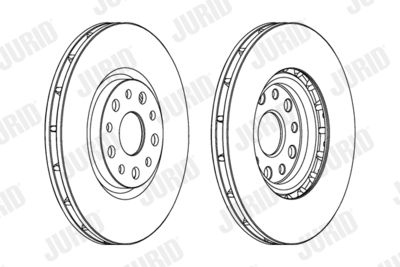 563036JC JURID Тормозной диск