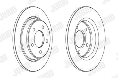 563043JC JURID Тормозной диск