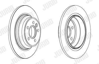 563079JC JURID Тормозной диск