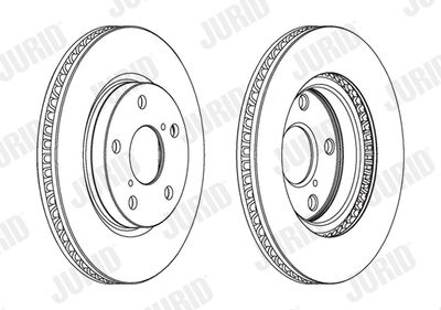 563086JC JURID Тормозной диск