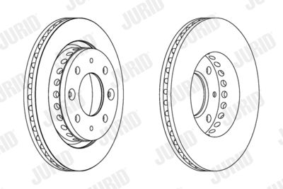 563087JC JURID Тормозной диск