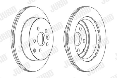 563088JC JURID Тормозной диск