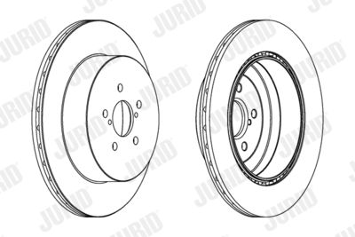 563101JC JURID Тормозной диск