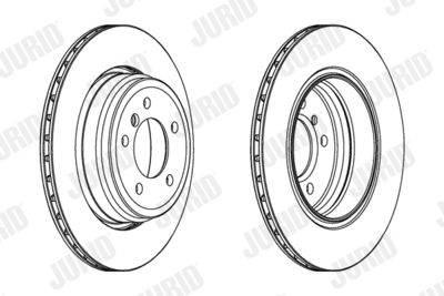 563102JC JURID Тормозной диск