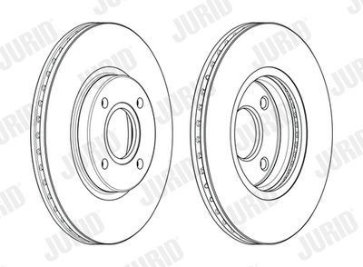 563115JC JURID Тормозной диск