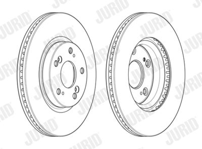563127JC JURID Тормозной диск
