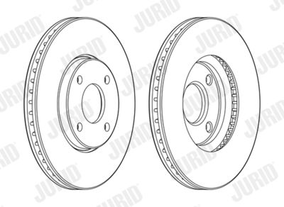 563132JC JURID Тормозной диск
