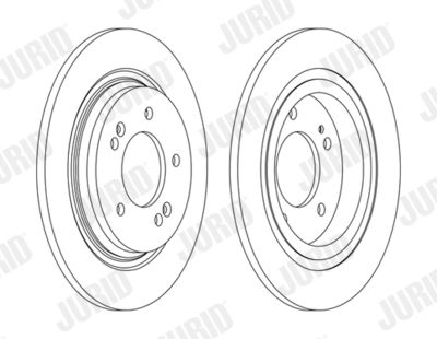 563182JC JURID Тормозной диск