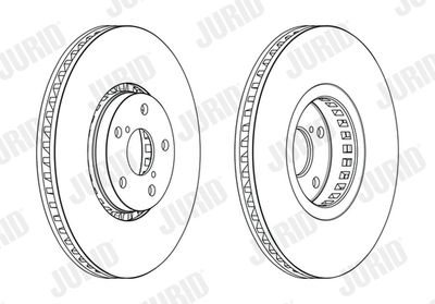 563239JC1 JURID Тормозной диск