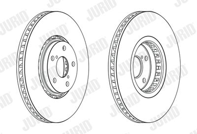563240JC1 JURID Тормозной диск