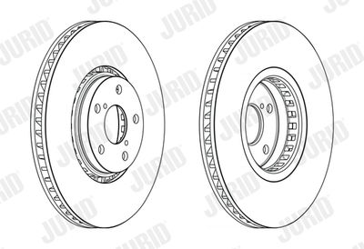 563241JC1 JURID Тормозной диск