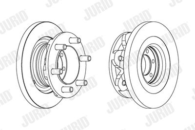 567118J JURID Тормозной диск