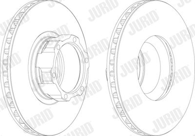 567762J JURID Тормозной диск
