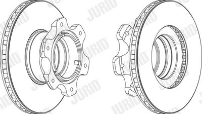 567763J JURID Тормозной диск