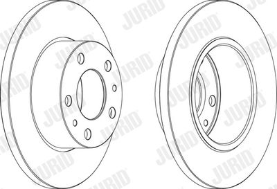 569105J JURID Тормозной диск