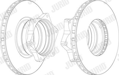 569112J JURID Тормозной диск