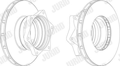 569126J JURID Тормозной диск