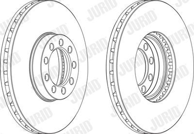 569153J JURID Тормозной диск