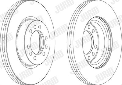569154J JURID Тормозной диск