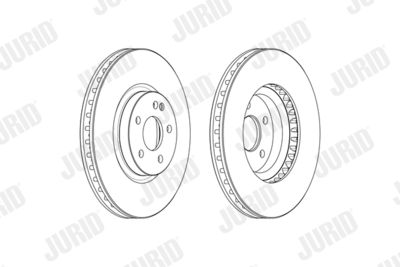 569261J JURID Тормозной диск