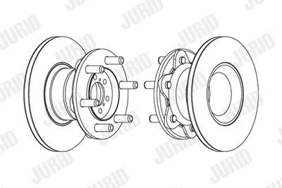 569271J JURID Тормозной диск