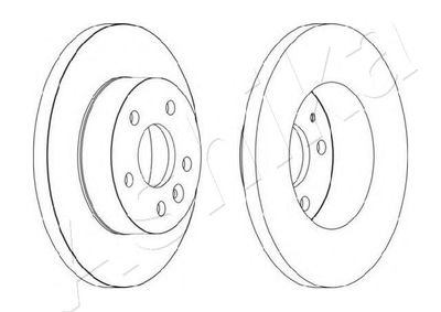 60000565 ASHIKA Тормозной диск