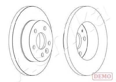 6000056C ASHIKA Тормозной диск