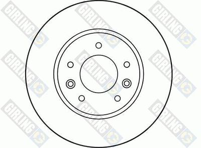 6010274 GIRLING Тормозной диск