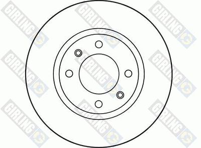 6012163 GIRLING Тормозной диск