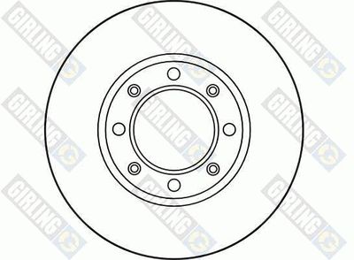 6013003 GIRLING Тормозной диск