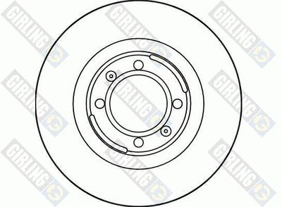 6017053 GIRLING Тормозной диск