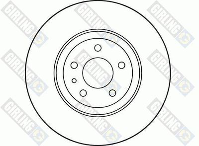 6017491 GIRLING Тормозной диск
