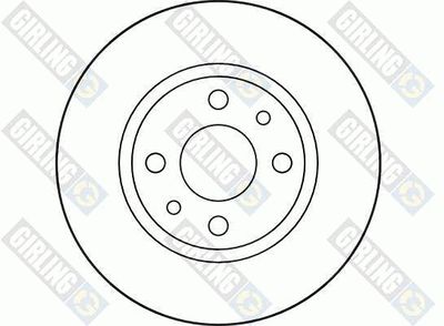 6017883 GIRLING Тормозной диск