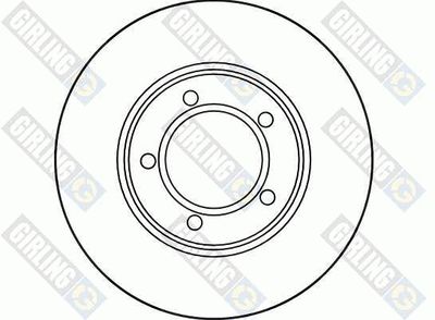 6019161 GIRLING Тормозной диск