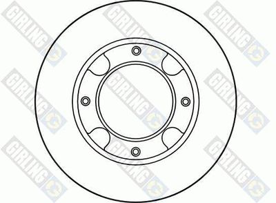 6019703 GIRLING Тормозной диск