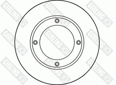 6019713 GIRLING Тормозной диск