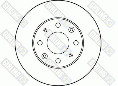 6019753 GIRLING Тормозной диск