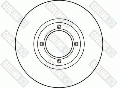 6019953 GIRLING Тормозной диск