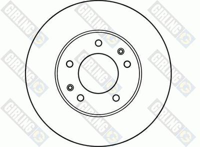 6026061 GIRLING Тормозной диск