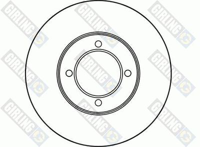 6026911 GIRLING Тормозной диск