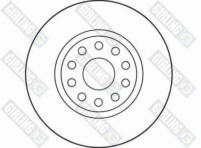 6027611 GIRLING Тормозной диск