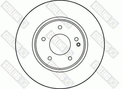 6027791 GIRLING Тормозной диск