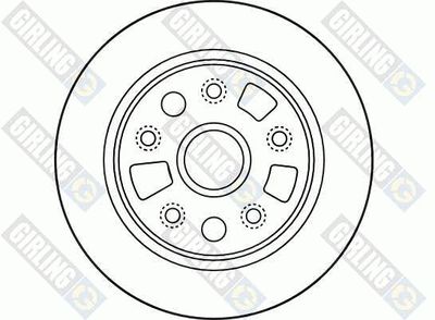 6031174 GIRLING Тормозной диск